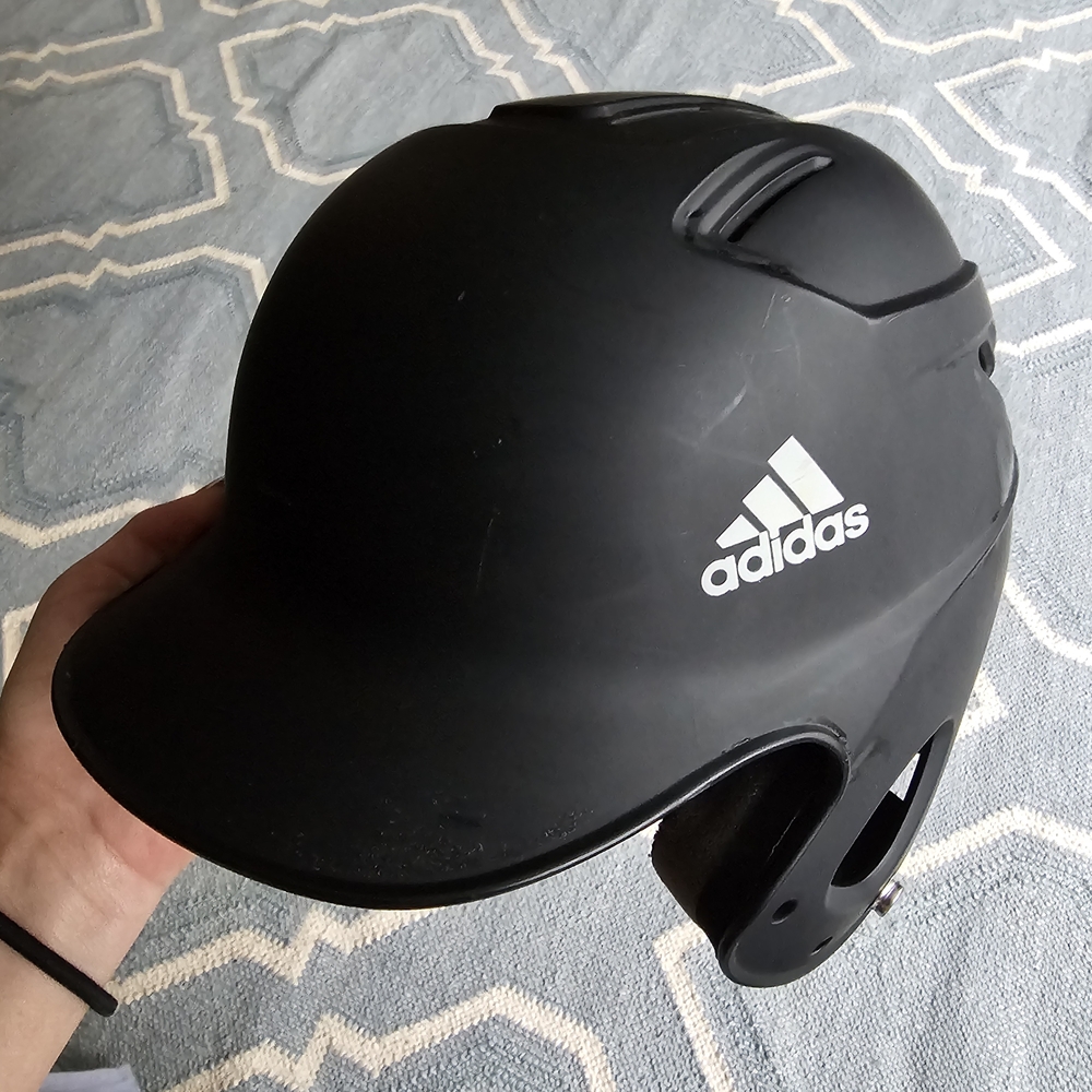 Adidas Black Baseball Helmet